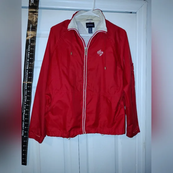 Catalina Island RAre Authentic Sailing Red Windbreaker Jacket for Men Or Women!! - Picture 8 of 11